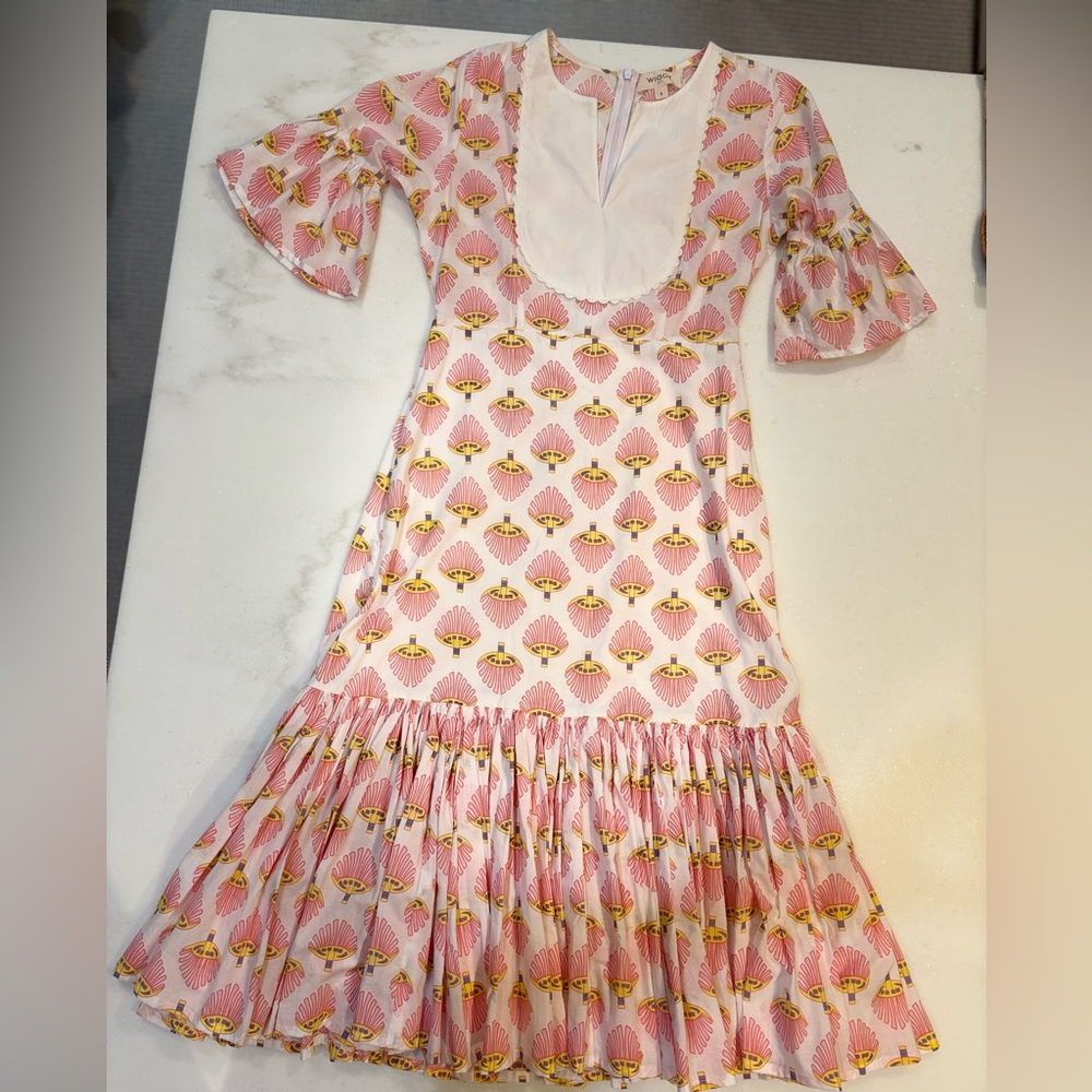 Wiggy Kit Pink Seashell Maxi Dress